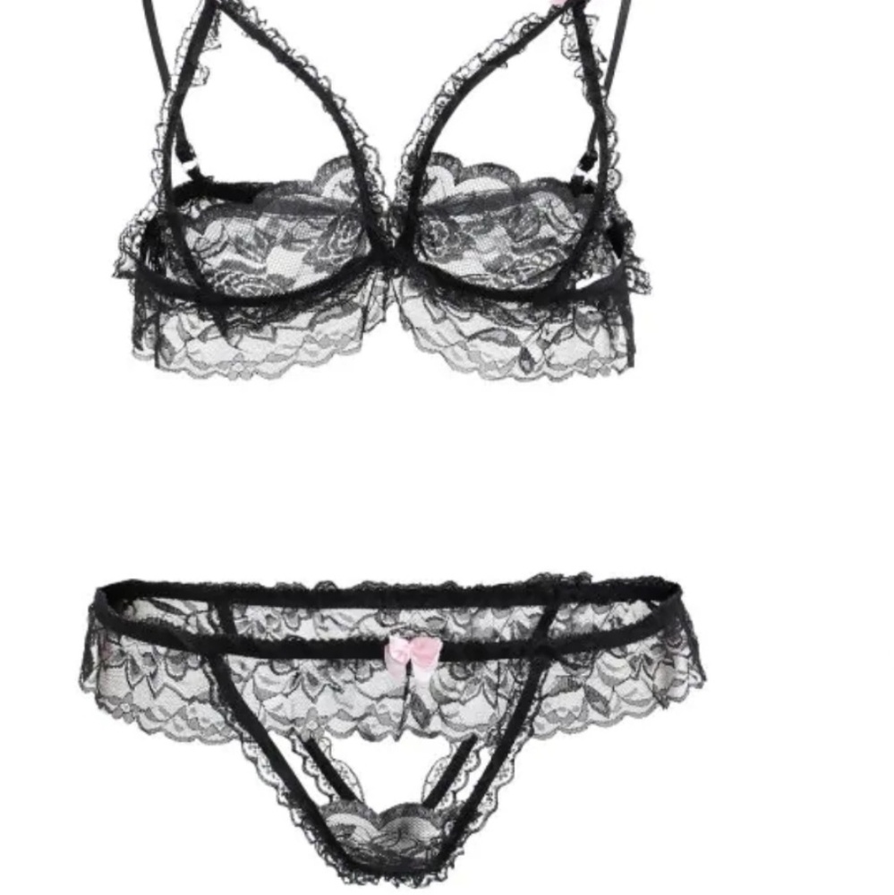 Black lingerie set 5/$35 or 2/$16